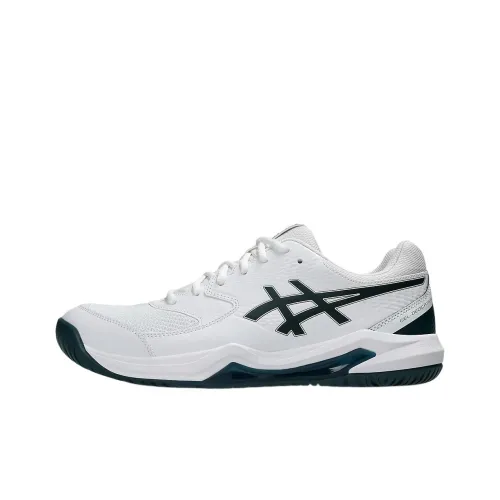 ASICS Gel Dedicate 8 Амортизация Дышащий Легкий Низкий Топ Теннисные Кроссовки Мужские Белые