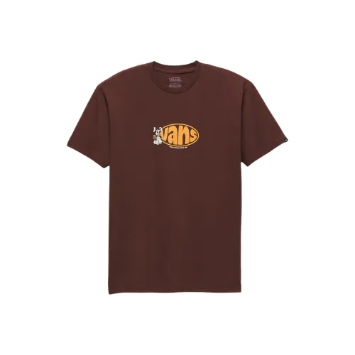 Vans Hopper T Рубашка Мужская Темный Шоколад