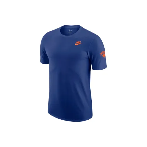 Nike New York Knicks Essential Клуб Т-Рубашка Мужская Темно-Синяя