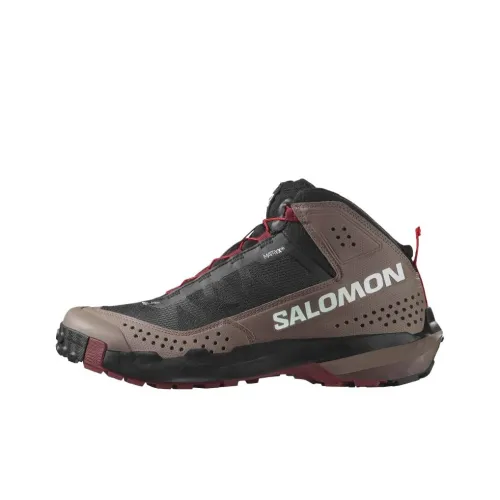 SALOMON S LAB Waterway Противоскользящий Устойчивый к истиранию MID Топ Походная обувь Унисекс Черный