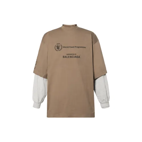 Balenciaga T-Shirt Loose Fit Unisex Brown