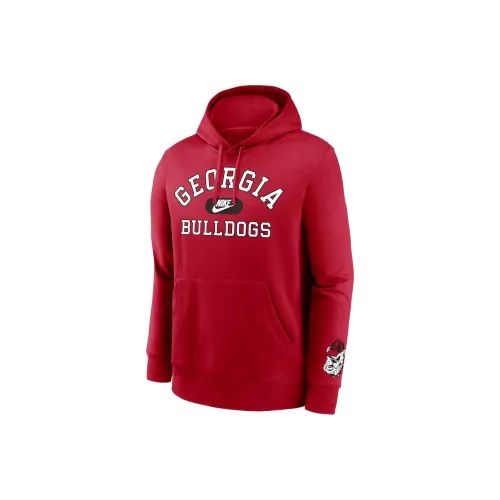 Nike College Толстовка Мужская Красная