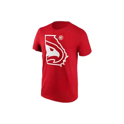 NBA Fanatics Atlanta Hawks T-Shirt Мужской Красный