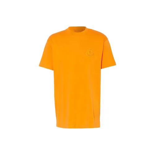 MONCLER Оранжевые Мужские T-рубашки