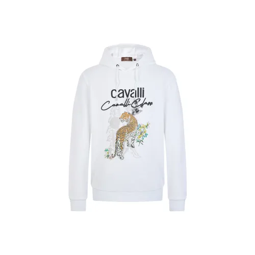 Cavalli Class Толстовка Мужской Белый