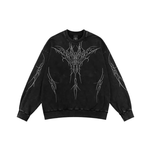 PILOTDRAGON x XINYINSU P D 24FW Свитшот Унисекс Черный