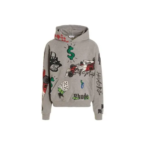 RHUDE Темно-серый Мужской Свитшот