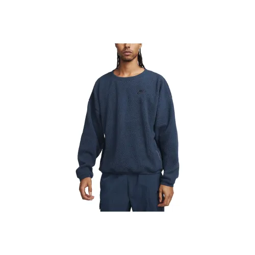 Nike Темно-синие мужские свитшоты