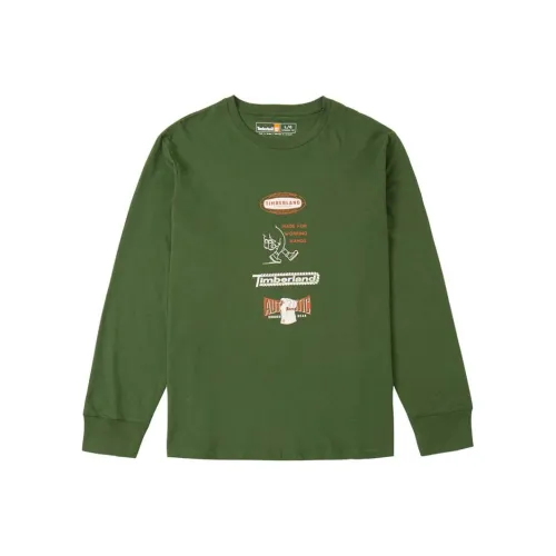 Timberland Зеленый Мужской T-Рубашки
