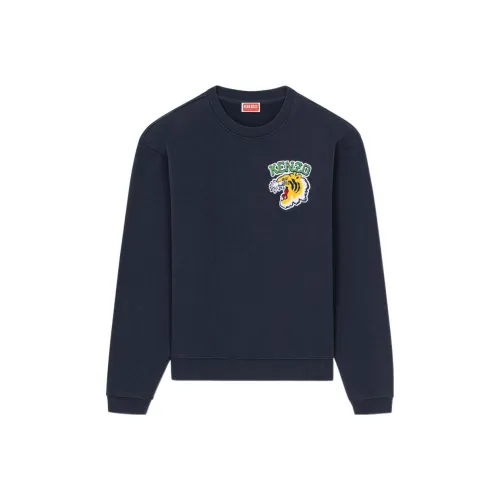 KENZO Темно-синий Мужские Свитшоты