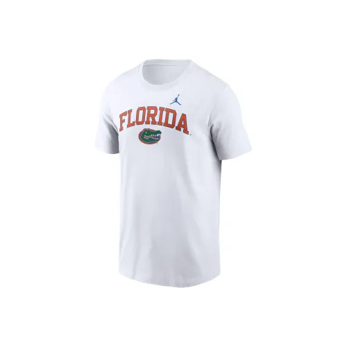 Джордан FLORIDA GATORS FW24 T Рубашка Мужская Белая