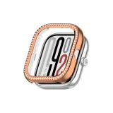 Полукейс Украшенный стразами Защитный Кейс-Розовое Золото