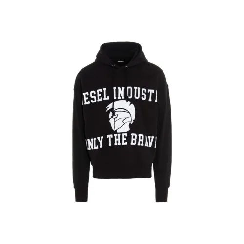 DIESEL Мужские черные свитшоты