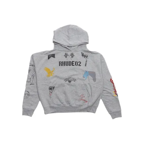 RHUDE Серый Мужской Свитшот