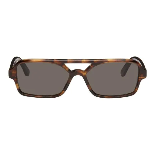 Retrosuperfuture Ацетат Aviator Солнцезащитные очки Мужской Tortoiseshell
