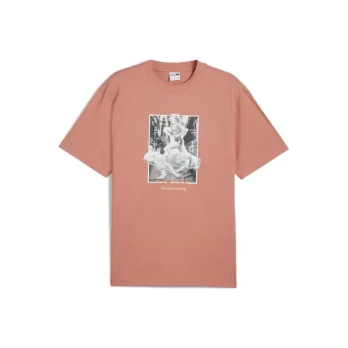 PUMA GraphicUnise T-Shirt Унисекс Розовый