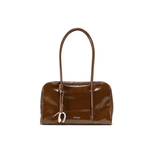 Simedin Сумка из крупнозернистой текстуры коровьей кожи портативная сумка Boston сумка через плечо большая женская стиль Maillard коричневый глубокий черный