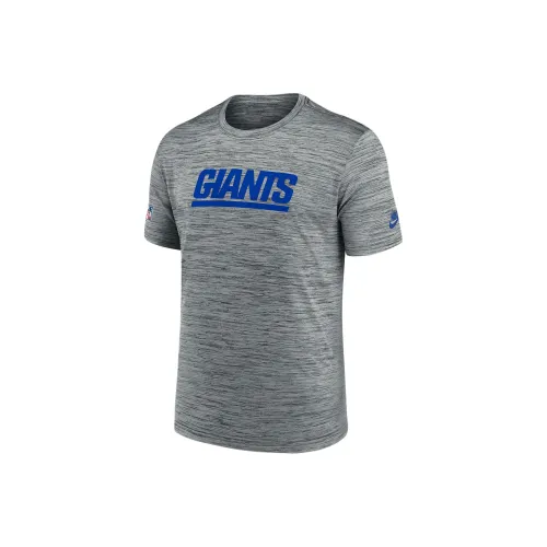 nike NFLDri Форма FW24 New York Giants Sideline Velocity T Рубашка Мужская Серый Heather