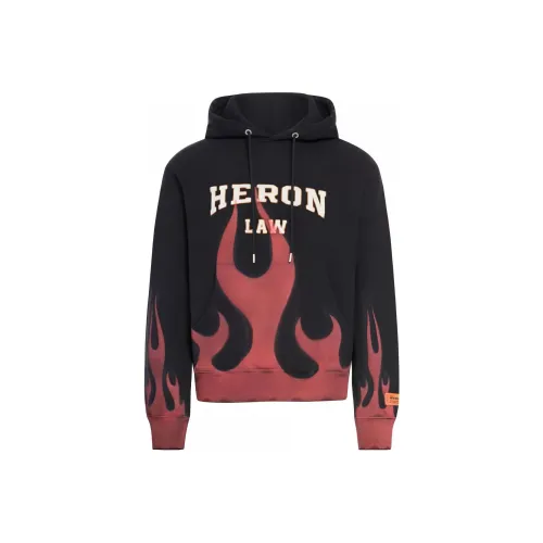 HERON PRESTON Мужские черные свитшоты