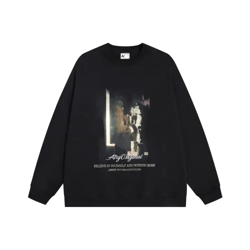 Atry Черный Унисекс Свитшоты