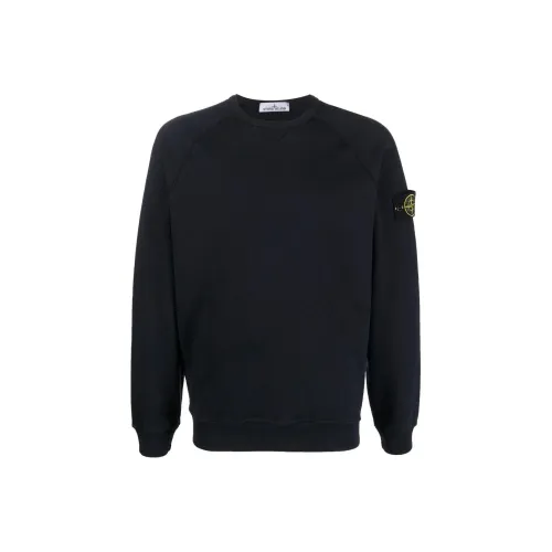 STONE ISLAND SS23 Свитшот Мужской Темно-синий Синий