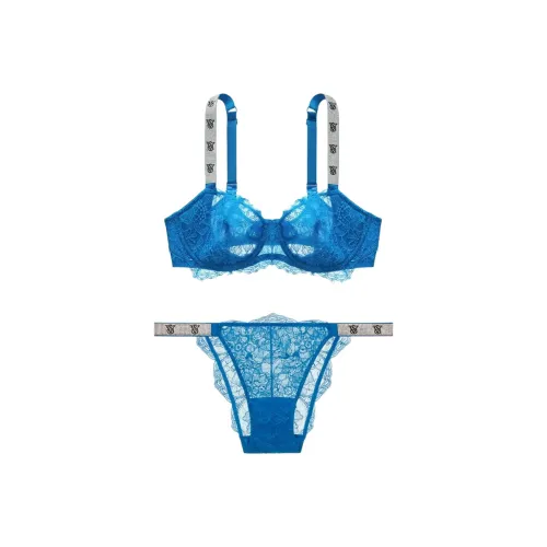 Victoria's Secret Комплект нижнего белья женский ярко-синий