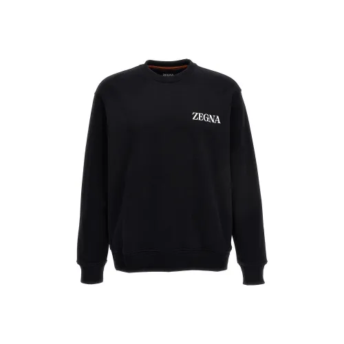 Ermenegildo Zegna Черные Мужские Толстовки