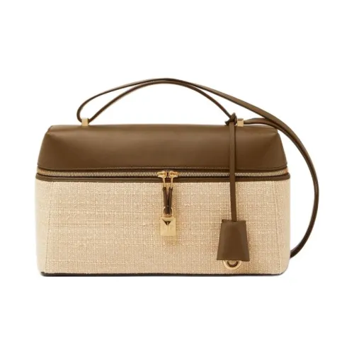 Loro Piana Extra Bag Кашемир Сумка на плечо Обычный Женские Свет Пшеница Соль Плащ Gooseberry Солнце Золотой