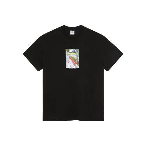 POLAR SKATE CO Красный Curb T Рубашка Унисекс Черный