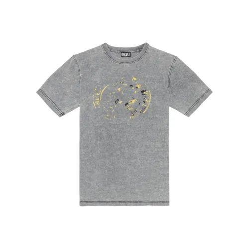 DIESEL Серый Мужской T-Рубашки