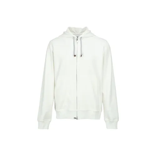 BRUNELLO CUCINELLI SS23 Толстовка Мужской Белый