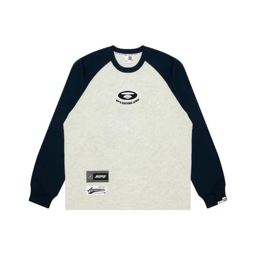 AAPE Белый Черный WH2 Мужская T-Рубашка