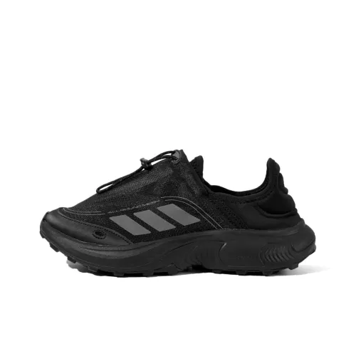Adidas Slip-resistant Abrasion-resistant Low Top Casual Men's Black Adidas Противоскользящий Устойчивый к истиранию Низкий Топ Повседневный Мужской Черный