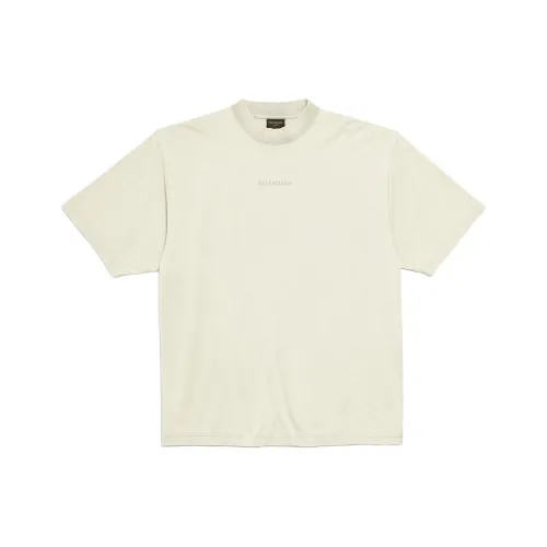 Balenciaga Back T-Shirt Regular Fit Men's Gray