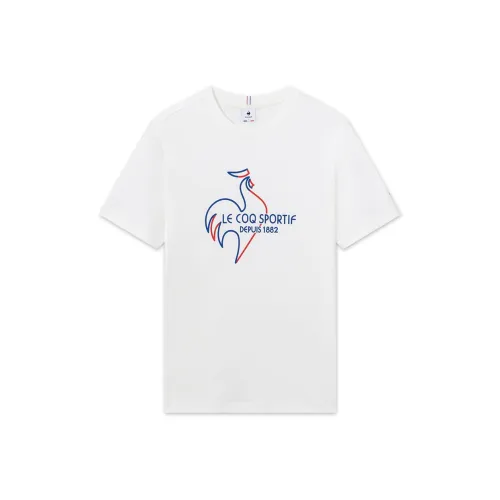 Le Coq Sportif T-Shirt Мужская Айвори Белый