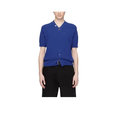 ADER ERROR Синий Мужской Трикотаж