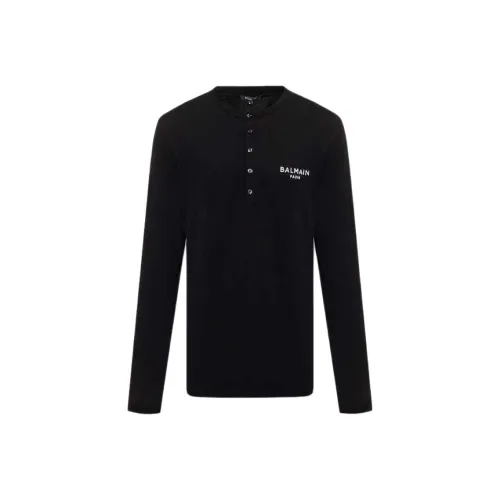 BALMAIN Мужские черные T-рубашки
