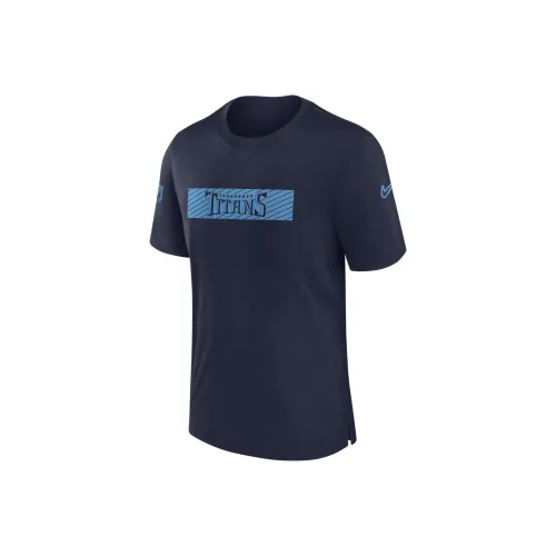nike Dri FitNFL Tennessee Titans Sideline Игрок T Рубашка Мужская Морской синий