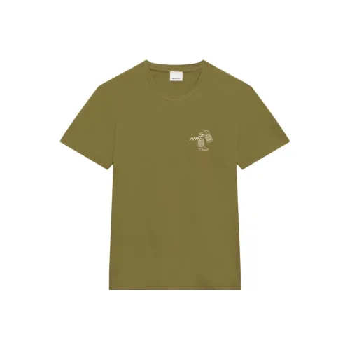 ISABEL MARANT FW24 T Рубашка Мужская Хаки