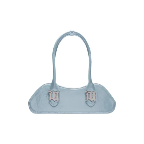Misbhv Bowling Bag из коровьей кожи сумка через плечо женская светло-синяя