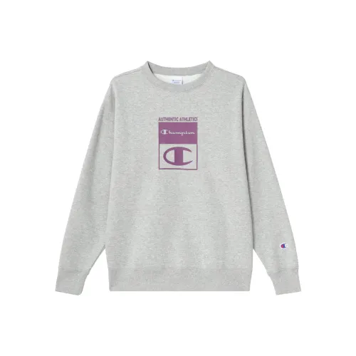Champion Gray Men's Sweatshirts Чемпион Серый Мужские Толстовки