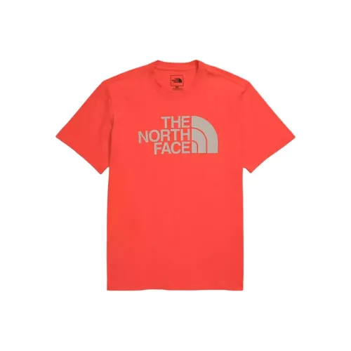 THE NORTH FACE Короткий рукав футболка Half Dome Tee T-Shirt Мужская Темно-красный Оранжевый