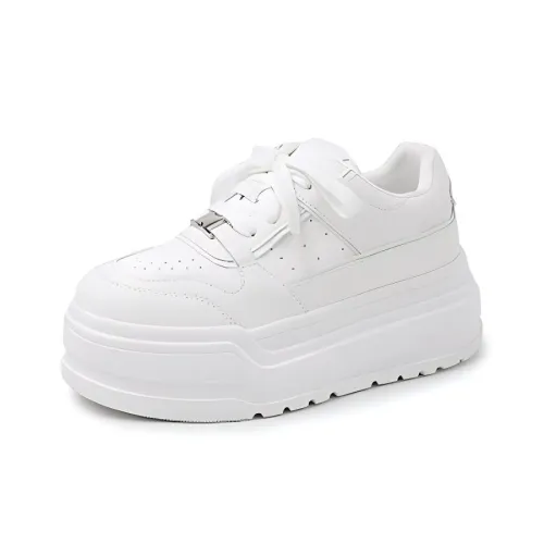Rongcheng shoe king Повседневный Низкий Топ Экрю Женский