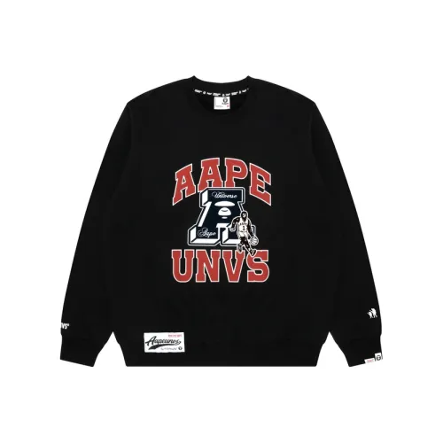 AAPE Черный BKX Мужские Свитшоты