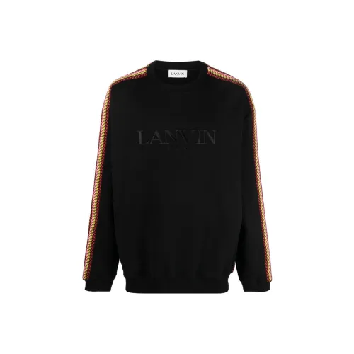 Lanvin Черные Мужские Свитшоты