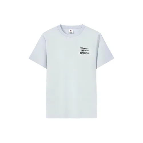KSWISS T-Shirt Мужской Светло-Серый Синий
