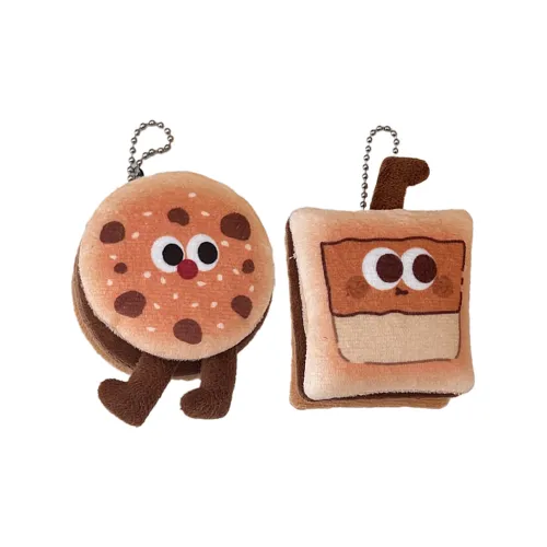 DAKUTU Ткань Food Играть Торт Sandwich Replica Брелок Сумка Куклы Плюшевый Брелок 8,5 см Высота