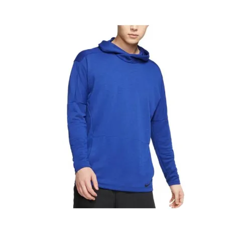 Nike Dri Fit Темно-Королевский Синий/Черный Мужские Свитшоты