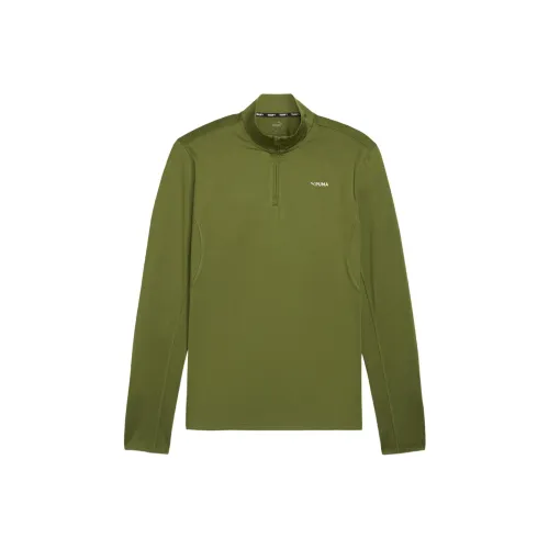 PUMA Толстовка Мужская Оливково-зеленая