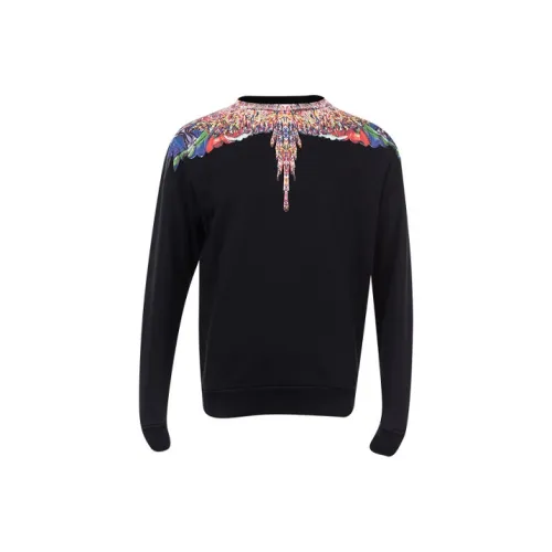 MARCELO BURLON Черные Мужские Свитшоты
